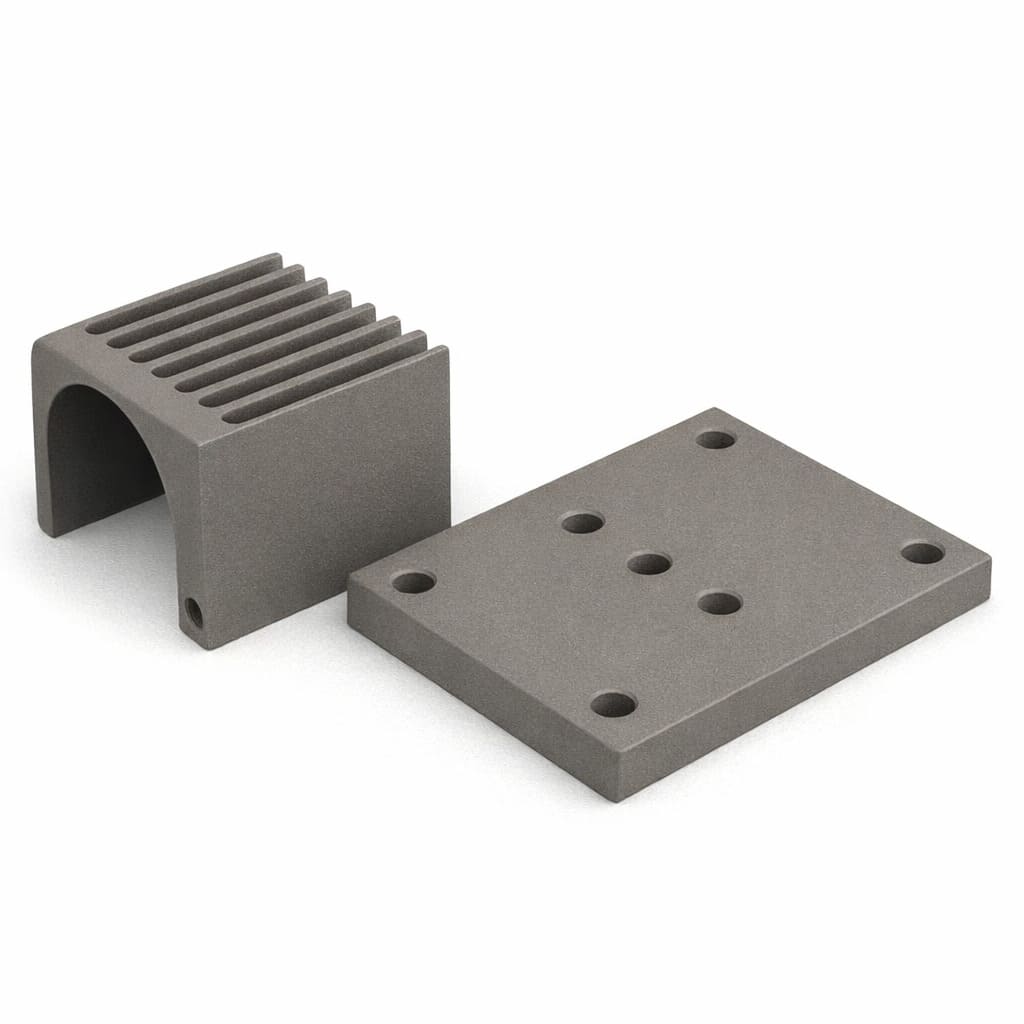 aluminum silicon carbide igbt base plate1