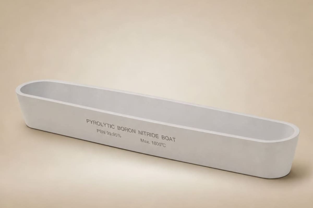 pyrolytic boron nitride boat