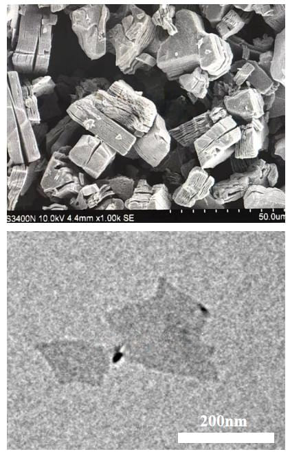 v4c3tx mxene phase powder sem