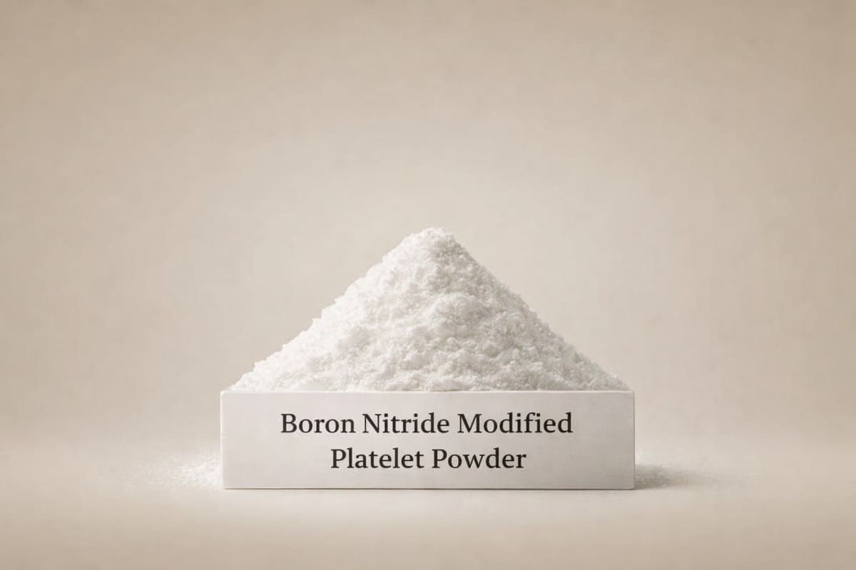 boron nitride modified platelet powder